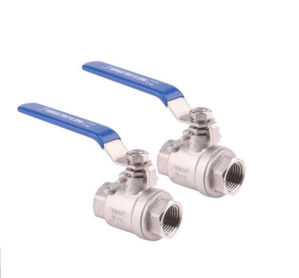 Cowin Brewing 1''-8'' 3PC válvula de esfera de aço inoxidável 304 NPT roscado para óleo gás água