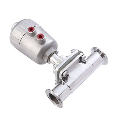 Forja WZ Grade Alimentar Aséptico Pneumático Acionado Tanque Bottom 2'' Sanitário Tri-clamp válvula de diafragma 1/8'-4