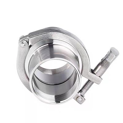 Código de cabeça cilíndrica WZ SS 304 316 Tri Clamp Quick Connect Sanitary Pipe Clamp Set