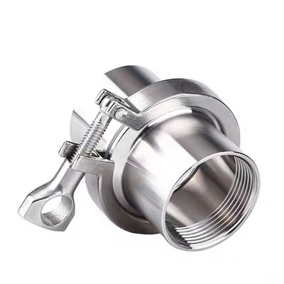Código de cabeça cilíndrica WZ SS 304 316 Tri Clamp Quick Connect Sanitary Pipe Clamp Set