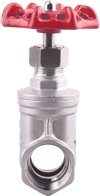 1 "-8" de suporte personalizado de aço inoxidável de trabalho pesado Female x Female Thread Gate Valve
