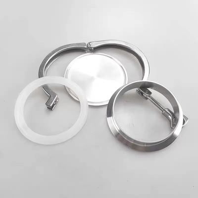 Aço inoxidável 316 304 Tri Clamp 3A Ferrule Cego Cap Final Conjunto para equipamentos sanitários