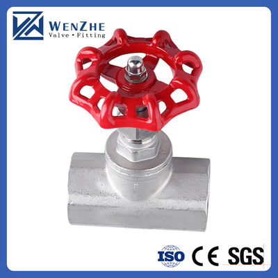 1 "-8" de suporte personalizado de aço inoxidável de trabalho pesado Female x Female Thread Gate Valve