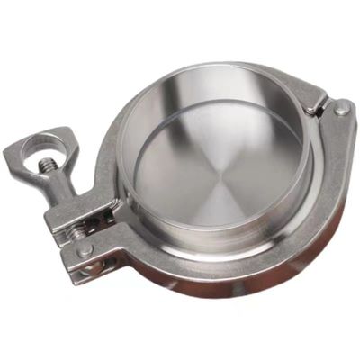 Aço inoxidável 316 304 Tri Clamp 3A Ferrule Cego Cap Final Conjunto para equipamentos sanitários