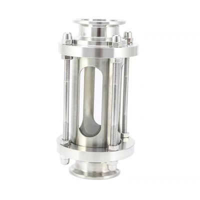 Acero inoxidável sanitário 316/304 Acessórios de tubos Tri-clamp vidro de visão tubular recto