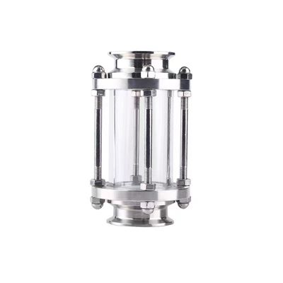 Acero inoxidável sanitário 316/304 Acessórios de tubos Tri-clamp vidro de visão tubular recto
