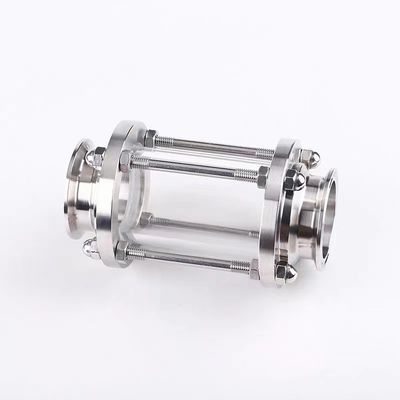 Acero inoxidável sanitário 316/304 Acessórios de tubos Tri-clamp vidro de visão tubular recto
