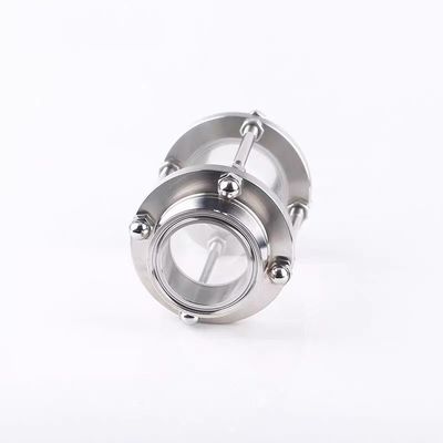 Acero inoxidável sanitário 316/304 Acessórios de tubos Tri-clamp vidro de visão tubular recto