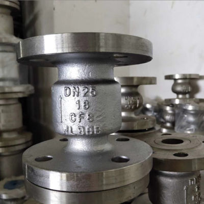 H42w-16P Ferro inoxidável 304 válvula de retenção vertical Flange Válvula de retenção de elevação vertical