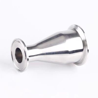 2" de tubo OD a 1-1/2" de tubo OD Tri-clamp sanitário de ajuste de redução em material SS 304 316