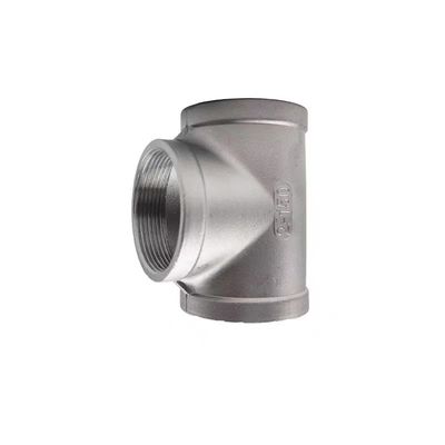 Fusão WZ 304T tipo aço inoxidável fio interno Tee Joint Screw Thread Fios de tubulação de água Acessórios de encanamento NPT BSP BSPT