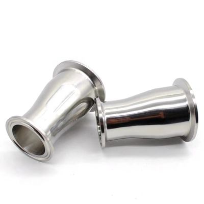 2" de tubo OD a 1-1/2" de tubo OD Tri-clamp sanitário de ajuste de redução em material SS 304 316