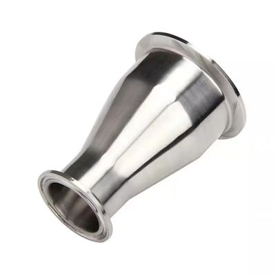 2" de tubo OD a 1-1/2" de tubo OD Tri-clamp sanitário de ajuste de redução em material SS 304 316