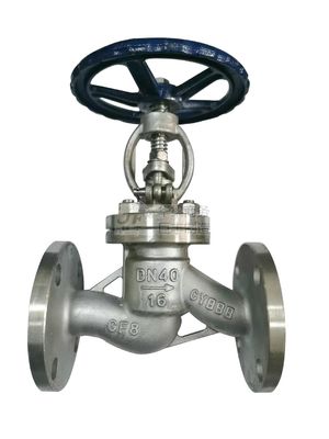 Manual certificado ISO9001 RTS J41W-16P de aço inoxidável 304 2" API Flanged Globe Valve