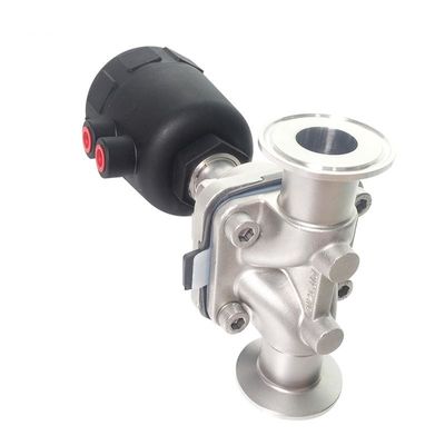 Valva de diafragma pneumática de aço inoxidável 316L para meios de água DN15-DN57 Tamanho de porta