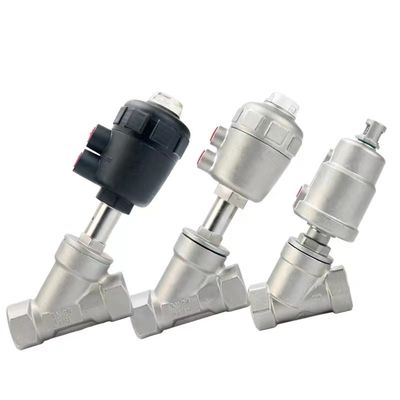 Válvula de assento de ângulo de aço inoxidável versátil 304 316 para diferentes aplicações 1/8"-4