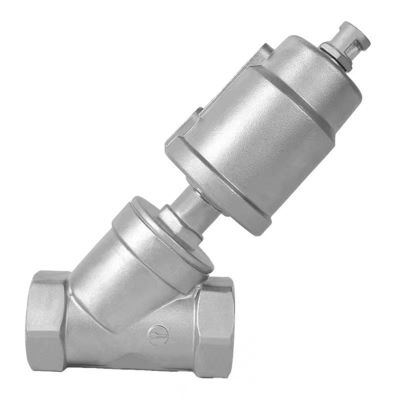 Válvula de assento de ângulo de aço inoxidável versátil 304 316 para diferentes aplicações 1/8"-4