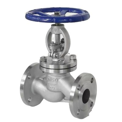 Válvula de globo de aço inoxidável 304 de carga leve/média com flange API de 2 "e controle manual