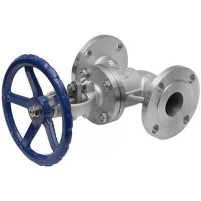 Válvula de globo de aço inoxidável 304 de carga leve/média com flange API de 2 "e controle manual