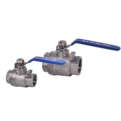 RTS 1.5IN 2IN 3IN de aço inoxidável 201 304 válvulas de bola de peso para meios de água 2PCS