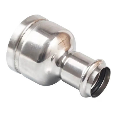 1'-8' de aço inoxidável 304 press fit com compatibilidade de ligação feminina