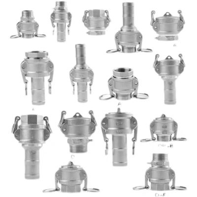 Equal WZ SS 304 316 A Tipo Adaptador de acoplamento Camlock Prateado para NPT BSP Quick Connect