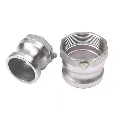Equal WZ SS 304 316 A Tipo Adaptador de acoplamento Camlock Prateado para NPT BSP Quick Connect