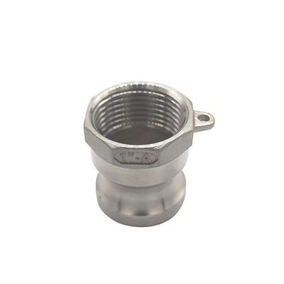 Equal WZ SS 304 316 A Tipo Adaptador de acoplamento Camlock Prateado para NPT BSP Quick Connect