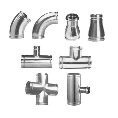 Código de cabeça redonda de aço inoxidável 304/316L Pro Press Fittings para sistema de água de encanamento