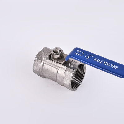 1Pc Tipo de válvula de esfera feminina roscada em DN8-DN80 Port Size com material de aço inoxidável