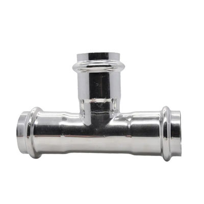 Código de cabeça redonda de aço inoxidável 304/316L Pro Press Fittings para sistema de água de encanamento