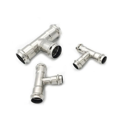 Código de cabeça redonda de aço inoxidável 304/316L Pro Press Fittings para sistema de água de encanamento