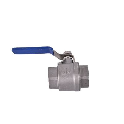 Manual de operação de aço inoxidável 201/304 2PC de serviço leve duas peças tipo válvula de esfera para geral