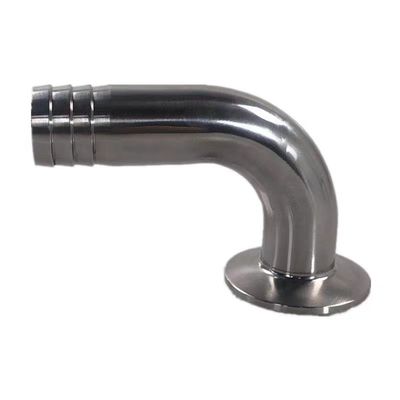 Sanitário SS304 316 316L Tri Clamp 90DEG mangueira Barb Tri Clover Compatível mangueira acoplamento adaptador de qualidade alimentar