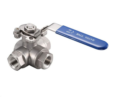 1'-8'' Manubrio de ligação de flange que modula a válvula de esferas de quatro vias com código de cabeça hexagonal