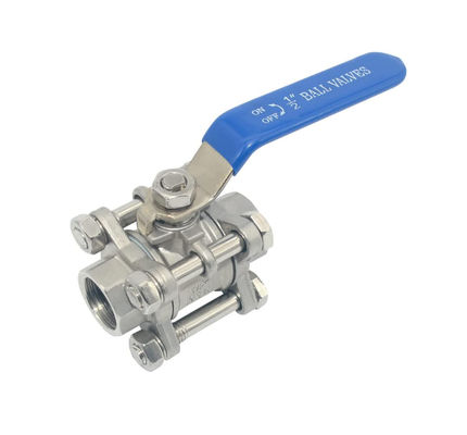 1'-8'' Manubrio de ligação de flange que modula a válvula de esferas de quatro vias com código de cabeça hexagonal