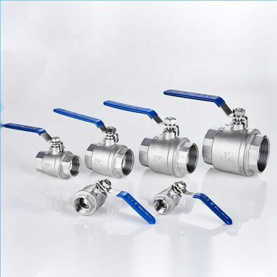 1.0''-6.0" Port Size Mirror Polished Thread Ball Valve de aço inoxidável para água