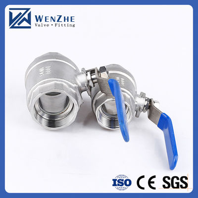 1.0''-6.0" Port Size Mirror Polished Thread Ball Valve de aço inoxidável para água