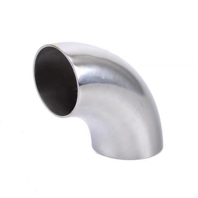 OEM suportado aço inoxidável 316L sanitário de 90 graus polido solda curto cotovelo