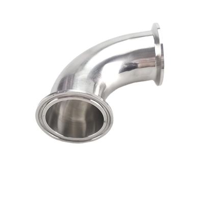 DN20-DN300 aço inoxidável sanitário 304/316 tri-clampada 90 graus cotovelo e durabilidade