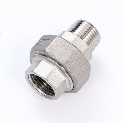 Acero inoxidável 304 Acessórios roscados União de roscas masculinas MM União masculina/masculina para uso doméstico