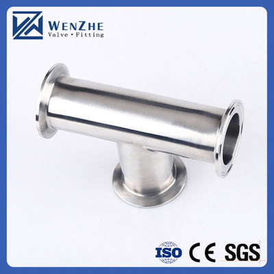 1.5" Tri-clamps aço inoxidável 304 sanitário de fixação de 3-Way Clamp Tee para 38mm tubo OD