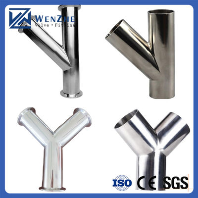 1.5" Tri-clamps aço inoxidável 304 sanitário de fixação de 3-Way Clamp Tee para 38mm tubo OD
