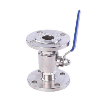 Válvula de esferas de almofada de alta montagem com flange de classe 150LB ISO5211SS304 SS304L SS316 SS316L