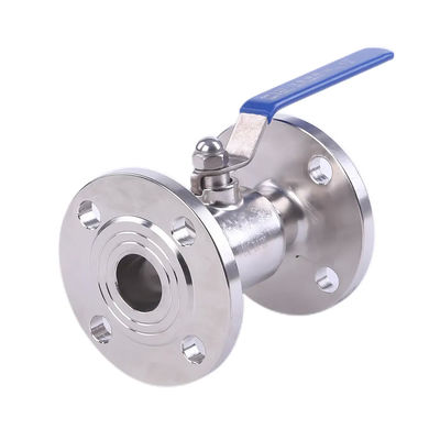 Válvula de esferas de almofada de alta montagem com flange de classe 150LB ISO5211SS304 SS304L SS316 SS316L