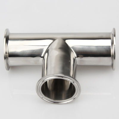 Hexagon Clamp Tee 3 Way aço inoxidável 304 com 3 gavetas de silicone encaixa 1.5 " Tri Clamp