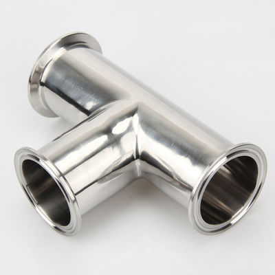 Hexagon Clamp Tee 3 Way aço inoxidável 304 com 3 gavetas de silicone encaixa 1.5 " Tri Clamp