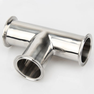 Hexagon Clamp Tee 3 Way aço inoxidável 304 com 3 gavetas de silicone encaixa 1.5 " Tri Clamp