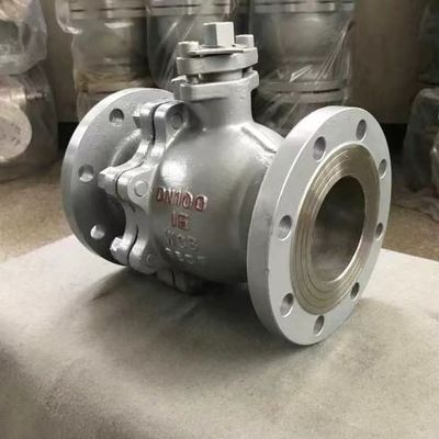 PN20 PN50 Válvula de esfera de extremo de flange de aço inoxidável 304 316 CF8 CF8M para indústria química