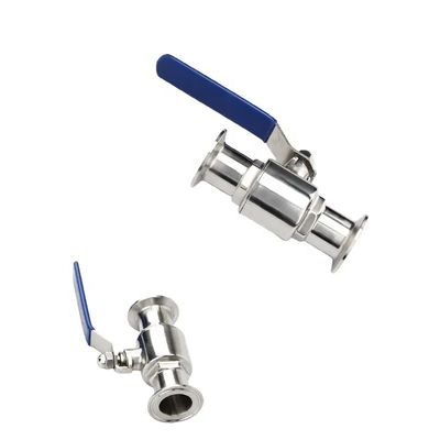 Suporte OEM SS304 1/4''-4.0'' Homebrew Tri-Clamp Balão Valve de aço inoxidável Valve sanitária